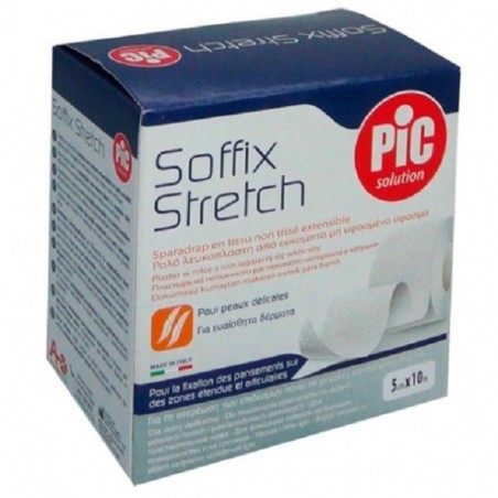 Bande sparadrap Soffix stretch 10mx5cm1420