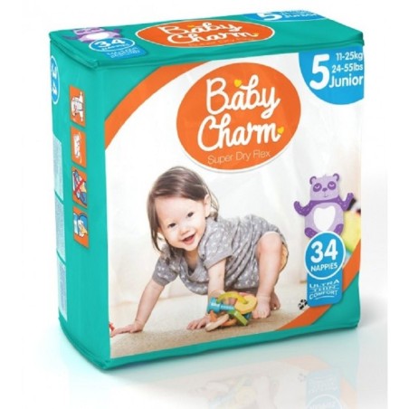 Couches bébé Babycharm 11 à 25 kg Junior N°52668