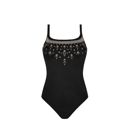 Maillot de bain Mykonos 1 pièce OP - noir/blanc T405040