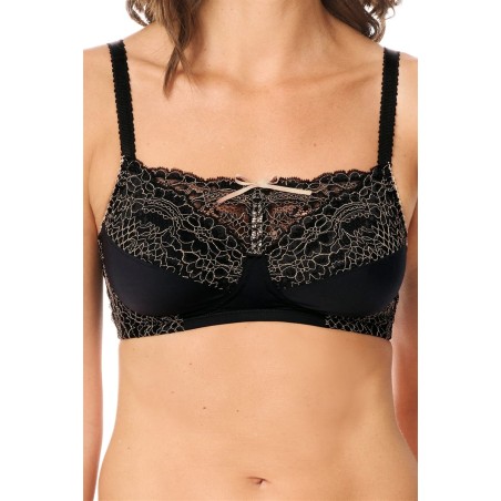 Soutien-gorge Alina sans armatures - noir sable5685