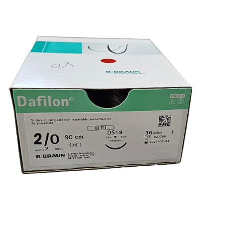 Fils à suture Dafilon (ex Flexocrin) 90cms DS195759