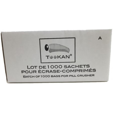 Sachets pour écrase comprimé Tookan (lot de 1000 sachets)5971