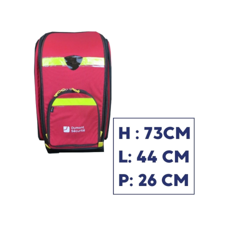 Sac à dos O2 rouge en Cordura6240