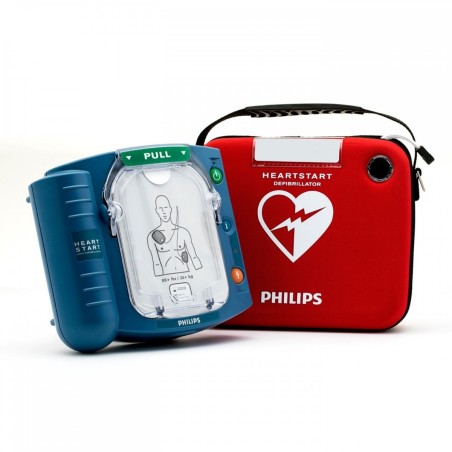 DÉFIBRILLATEUR PHILIPS HEARTSTART HS1 AVEC MALLETTE6485