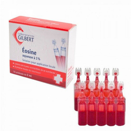 Boite de dosette Éosine Aqueuse 2% (2ml)7089